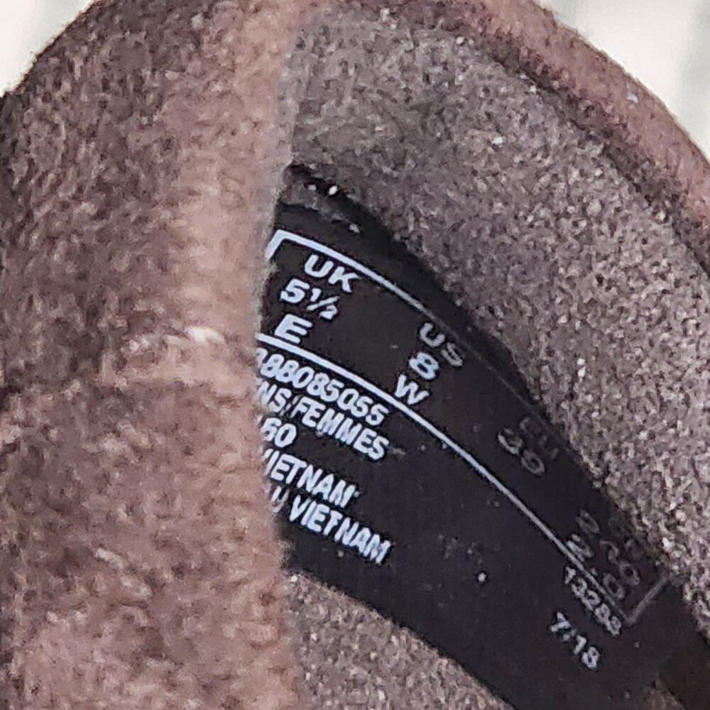 Collection by Clark’s Brown Suede Womens Shoes Size 8 casual wedge flat - Picture 4 of 5